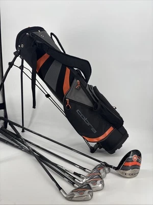 RH Cobra King Jr Club Set Youth Ages 5-8 Bag w/ Driver, P Wedge, 6-9 Iron. - Image 1 of 4