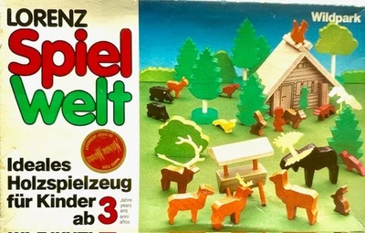 Unique Wooden Building Set - Deer Park  - ages 3+ - German - 67 pieces - Image 1 of 2