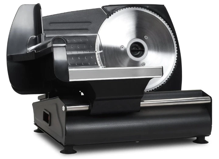 Cortadora elétrica de alimentos 7,5” con cuchilla inox y grosor ajustável, Novo - Imagem 1 de 4