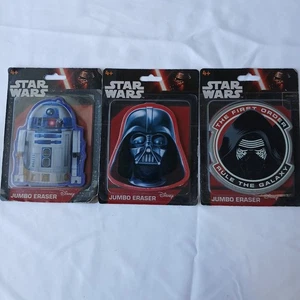 Disney Jumbo Borrador Star Wars VII El Despertar de la Fuerza Juego de 3 Nuevo en Paquete - Imagen 1 de 7