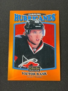 2016-17 O-PEE-CHEE PLATINUM VICTOR RASK ORANGE RAINBOW #ED 4/49 - Picture 1 of 2