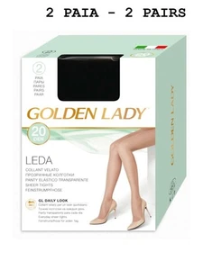 Collant donna in filanca Golden Lady Leda 20 (2 PAIA) - Picture 1 of 3