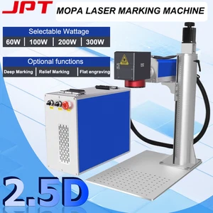 300W 2.5D JPT M7 Mopa Faserlaser Markiergerät Ezcad 3 Relief Tiefgravierer - Bild 1 von 17