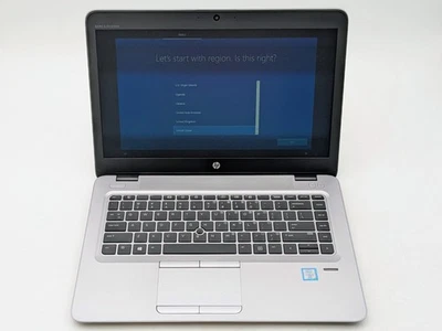 HP EliteBook 840 G3 14" FHD I7-6600U 256GB SSD 16GB W10P Webcam FP Reader - Image 1 of 4