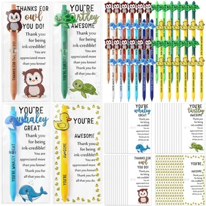 48 Sets Inspirational Ballpoint Pens Gifts Bulk Funny Animal Customer Service... - Bild 1 von 7