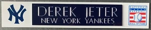 DEREK JETER NEW YORK YANKEES NAMENSCHILD - Bild 1 von 1