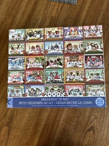 Barbara Behr Breakfast In Bed 2000 PC Complete Ceaco Puzzle - Picture 1 of 4