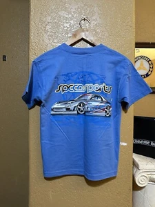 Vintage Mazda RX-7 Speedsports Boys Medium T Shirt Y2K JDM Initial D - Picture 1 of 7