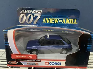James Bond Corgi TY06402 Renault 11 Taxi A View to a Kill NEW Boxed Worn 40th - Picture 1 of 4
