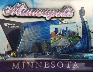 Minneapolis Minnesota con imán de nevera Jumbo icono elevado - Imagen 1 de 1