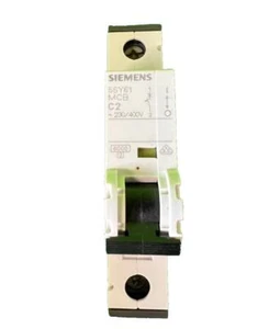 Siemens 5SY61 C2 MCB 2A Amp Circuit Breaker Type C - Picture 1 of 2