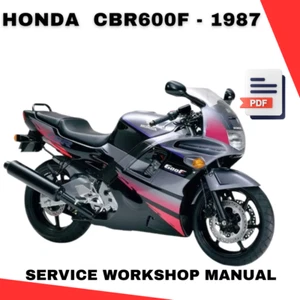 Honda CBR600F | CBR 600F | 1987 | Service Repair Manual | PDF File - Picture 1 of 11