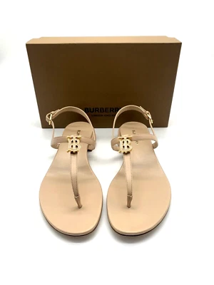 AUTÉNTICAS Sandalias Burberry Emily Correa en T Talla 9.5 EE. UU. Foto 1 de 4