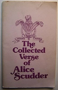 THE COLLECTED VERSE OF ALICE SCUDDER Signed SC - AA3 - Picture 1 of 10