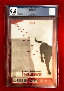 HAWKEYE #11 CGC GRADE 9.6 CLASSIC PIZZA DOG STORY COMICS - Picture 1 of 1