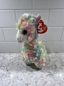 TY Beanie Baby 6" LOLA Rainbow Multicolor Llama Plush Stuffed Animal Toy w/ Tag - Picture 1 of 4