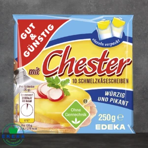 Gut & Günstig Schmelzkäsescheiben Chester 250g - Bild 1 von 5