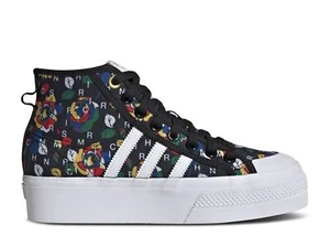Size 8.5 - adidas Nizza Platform Mid x Rich Mnisi Pop-Art Roses - Picture 1 of 5