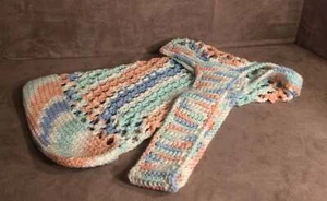 Crotchet Market Bag Handmade Grocery Bag - Picture 1 of 4