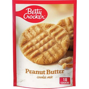 (3 pack) Betty Crocker Peanut Butter Cookies, Cookie Baking Mix, 17.5 oz - Picture 1 of 8