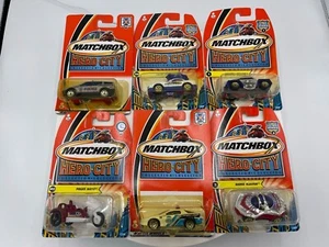 Matchbox Hero City Collection 6 Vehicle Police Bundle 2003 - Picture 1 of 2