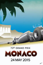 Monaco Grand Prix 1935 Vintage Racing Travel Auto Wall Art Home - POSTER 20"x30"