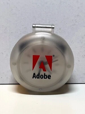 Adobe: raro orologio da tavolo con sveglia - oggetto pari al nuovo - Immagine 1 di 3