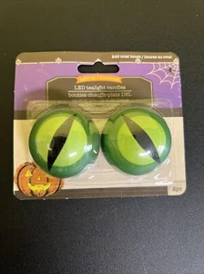 LUCES DE TÉ LED VERDE HALLOWEEN GLOBOS OCULARES PARA DECORACIÓN DE CALABAZA - Imagen 1 de 2