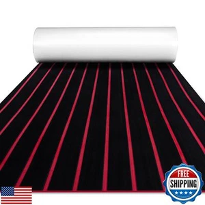 FOCEAN Boat Flooring EVA Foam Boat Decking Faux Teak Marine Flooring Boat Mat - Picture 1 of 5