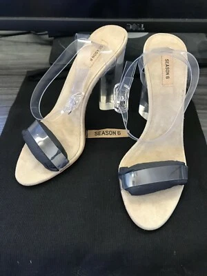 Sandalia Plexi YEEZY TEMPORADA 6 LUCITE KIM KARDASHIAN KANYE WEST Foto 1 de 4