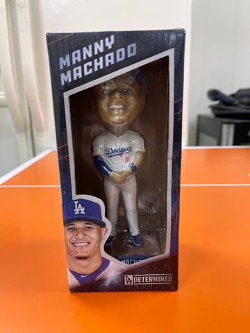 Los Angeles Dodgers Manny Machado Fan Appreciation Day Bobblehead NIB Cover