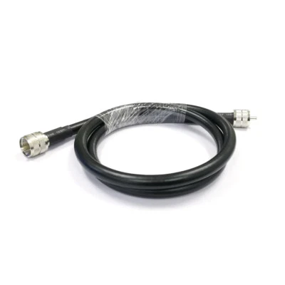 UHF male to UHF male PL259 pigtail cable RG8 50/100cm for wifi wireless low loss - Image 1 of 4
