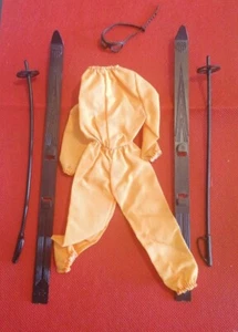 BIG JIM MATTEL vintage sport figurine Hong Kong 1971 football ski skieur - Foto 1 di 7