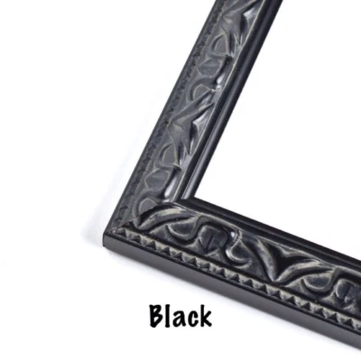 Ornate Antique Picture Frame Black Victorian Ornate Decor Decorative Gothic  - Image 1 of 4