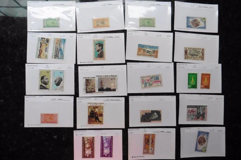 H51 Lot of Mauritania stamps C19 C20 C21 C25 C41 321 322 C40 C77 C78 C69 ++ Cover