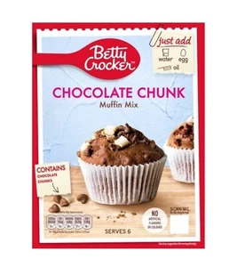 2 x Betty Crocker Chocolate Chunk Muffin Mix 335G - Picture 1 of 3