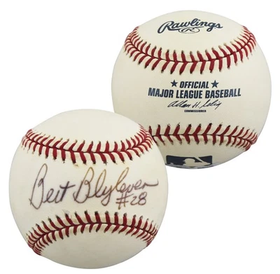 Twins Bert Blyleven Authentic Signed OML Baseball Autographed BAS #BU64218 - Image 1 of 4