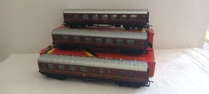 Spur O TOP 3x Hornby R433 R434 LMS Maroon Coach Stanier 1. 3. Bremse - Bild 1 von 7