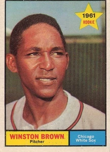 1961 Topps #391 Winston Brown, EX - Bild 1 von 2