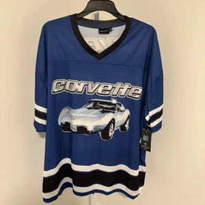 General Motors GM Licensed Corvette Race Car Jersey By Chemistry Men’s 3XL - Picture 1 of 9