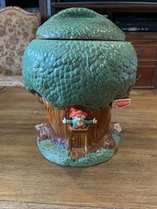 1981 Vintage Keebler Elf Treehouse Cookie Jar - Picture 1 of 17