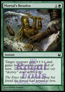 Mortal's Resolve 4x FOIL BNG MTG Born of the Gods Common MINT green - Picture 1 of 1