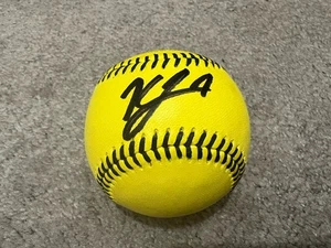SAVANNAH BANANAS KJ JACKSON SIGNED OFFICIAL BANANA BALL BASEBALL COA - Picture 1 of 4