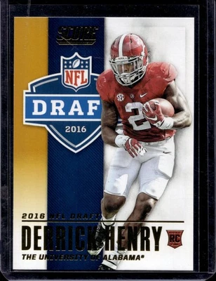 2016 Score #5 Derrick Henry NFL Draft Gold Alabama Crimson Tide M03 - Image 1 of 2