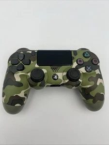 Sony PlayStation 4 Wireless Controller (CUH-ZCT2U) Green Camouflage USED - Picture 1 of 10