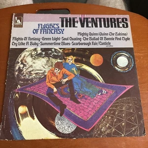 The Ventures FLIGHTS OF FANTASY 1968 LP Liberty LST-8055 Stereo Vinyl VG - Foto 1 di 6