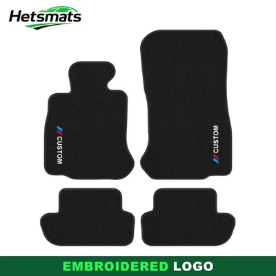 For BMW M6 F12 2012-2018 Custom Black Velour Carpet Car Floor Mats Liners - Imagem 1 de 4