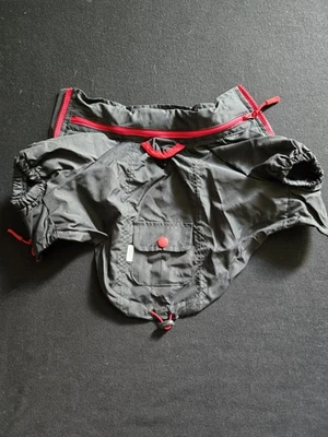 Dog Sweaters For Small Dogs- Black Rain Jacket Size S - Image 1 of 2