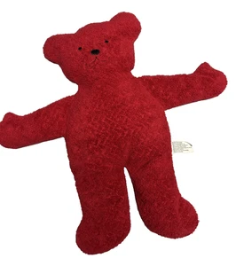 North American Bear Co. Pancake Bear Plush Red - Picture 1 of 4