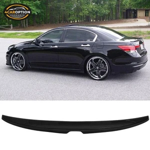 Rear Trunk Spoiler Fit 08-12 Accord 4DR OE Style Wing Painted #NH731P Black - Bild 1 von 5